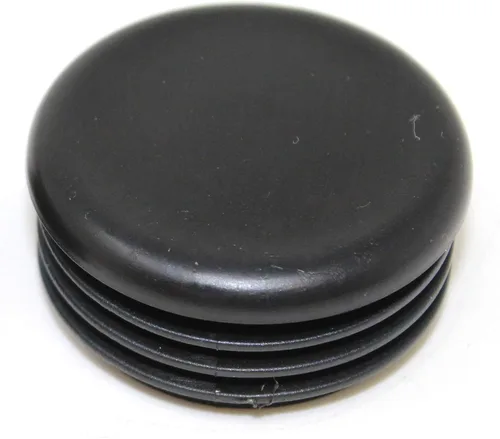 Vista 8 de Tapa de extremo de tubo redondo de 1.5 pulgadas, tapón de extremo de orificio negro de plástico, tapón de cubierta de tubo de diámetro exterior