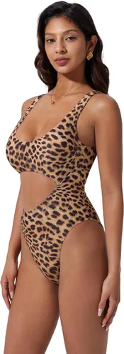Vista 3 de SUUKSESS Traje de baño sexy de una pieza con control de abdomen para mujer