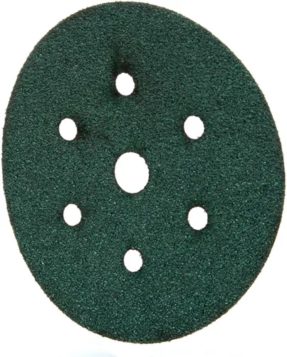 Vista 2 de 3M 00615 Green Corps Hookit - Disco sin polvo de grano 40E de 6 pulgadas, caja de 25, paquete de 5 cajas
