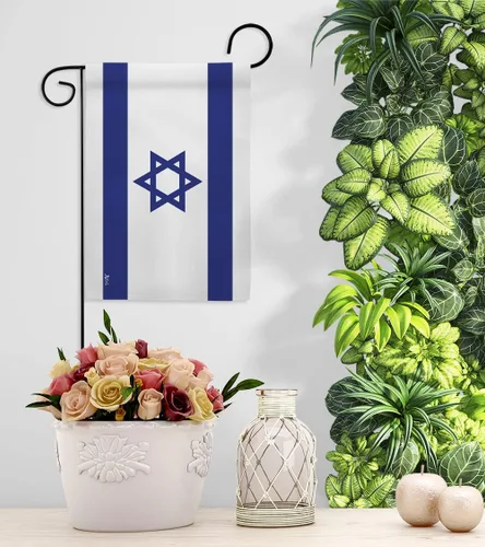Vista 11 de Bandera de Israel Bandera de Israel Decoración de la Habitación Pequeña Decoración de la Tumba Interior Banner de Patio Exterior Casa Colgante