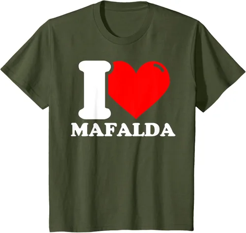 Vista 12 de Camiseta I Love Mafalda, Negro