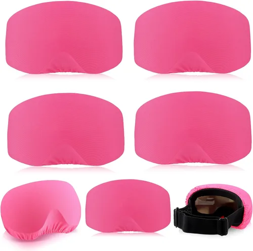 Vista 10 de Civaner 4 Piezas Funda para Gafas de Esquí y Snowboard, Funda para Gafas de Microfibra, Protección Contra Rayones y Polvo para Viajes