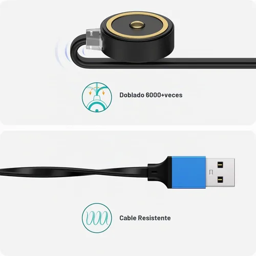 Vista 2 de TUSITA Cable de carga magnético MCC S solo compatible con linterna Olight Baldr RL Mini S BL, PL-Mini 1 2 - Especial, 39.4 in