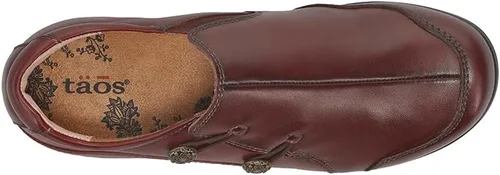 Vista 4 de Taos Blend - Zapatos sin cordones para mujer, elegantes zapatos de cuero con plantilla extraíble con soporte de arco y amortiguación de primera