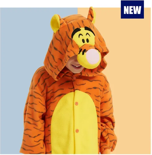 Vista 2 de SWEETXIN Pijama unisex para adultos y niños, para Halloween, Navidad, ropa de dormir, traje de cosplay para mujeres y hombres