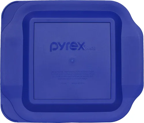 Vista 4 de Pyrex Tapa de repuesto de almacenamiento de alimentos azul 222 de 2 cuartos (paquete de 2) - Fabricado en los Estados Unidos