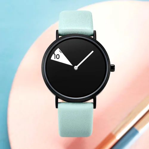 Vista 5 de SHENGKE Reloj de moda Simple Decente Casual Moda Reloj de Cuarzo (Menos es Más) Reloj