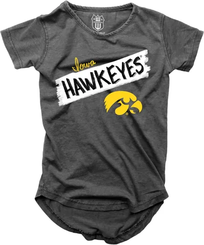 Vista 17 de Wes and Willy NCAA - Camiseta Burnout para niñas S/S