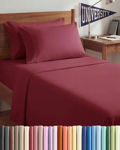 Vista 243 de Juego de sábanas Twin de 4 piezas - Cómodo, transpirable y refrescante - Juego de ropa de cama de lujo de hotel ultrasuave con bolsillos profundos