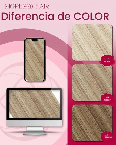 Vista 8 de Moresoo Micro Link - Extensiones de cabello humano de color rubio oscuro y rubio ceniza, extensiones de cabello humano real para boda, 2.01 oz