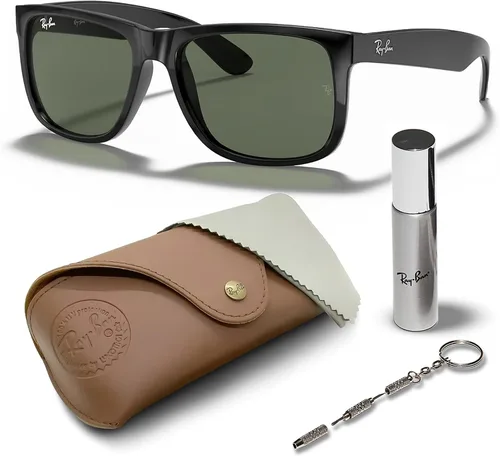 Vista 8 de Ray-Ban RB4165 JUSTIN CLASSIC - Gafas de sol de forma cuadrada con kit oficial de gafas