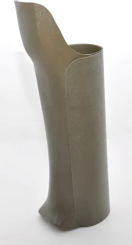 Vista 3 de Snakeguard Shields Plastic Style, Green, Gaiters Protect from Snakes, Use Outdoor, Hiking, Hunting, Camping, and Fishing, Fit Over Boots