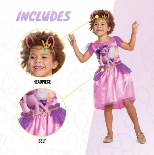 Vista 3 de Disguise Disfraz de pétalos de Pipp para niñas