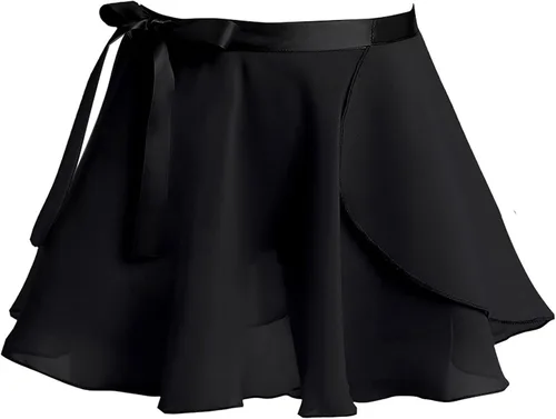 Vista 4 de FEESHOW Vestido de tutú básico de manga larga para niños y niñas con falda de malla brillante