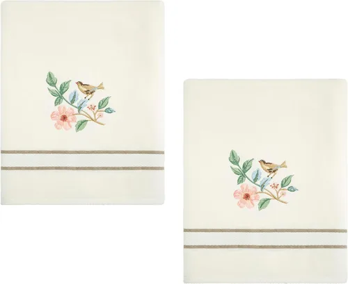 Vista 14 de Avanti Linens, toalla de baño con pájaros dorados