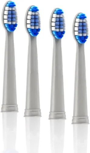 Vista 12 de Paquete de 4 cabezales de cepillo de dientes de repuesto Pop Sonic - Compatible con Go Plus - Cabezal de cepillo de dientes con cerdas de nailon