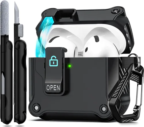 Vista 143 de RFUNGUANGO Fundas protectoras para Airpods de 2ª y 1ª generación, color 2º -Blanco