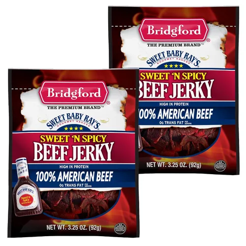 Vista 19 de Bridgford Bocadillos de carne de res de 4 onzas, paquete de 3 – Snacks listos para comer para aperitivos sobre la marcha – Snacks de carne sin