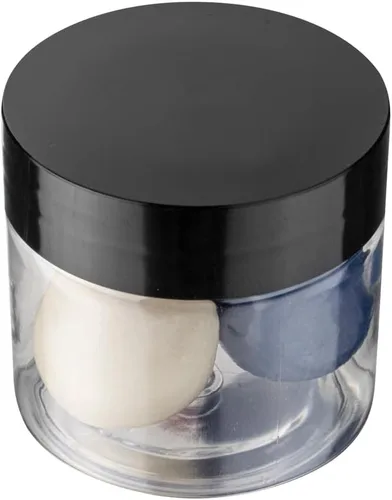 Vista 13 de Restaurantware RW Base Tarros de caramelo de 1 onza 10 recipientes de almacenamiento de cocina duraderos – Tarros redondos herméticos de plástico