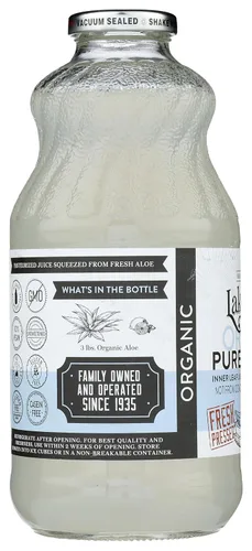 Vista 6 de Lakewood, Jugo de gel orgánico de aloe vera, 32 onzas