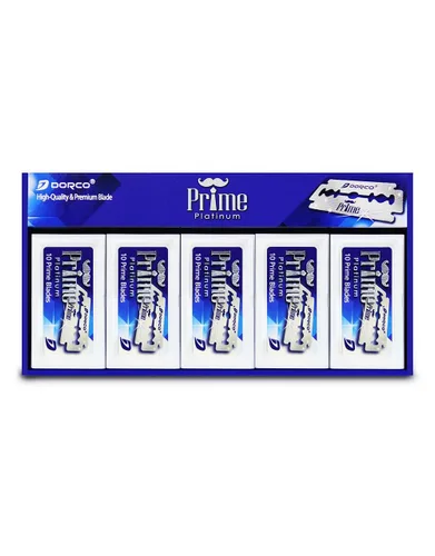 Vista 3 de Dorco 100 cuchillas de afeitar Prime de doble filo