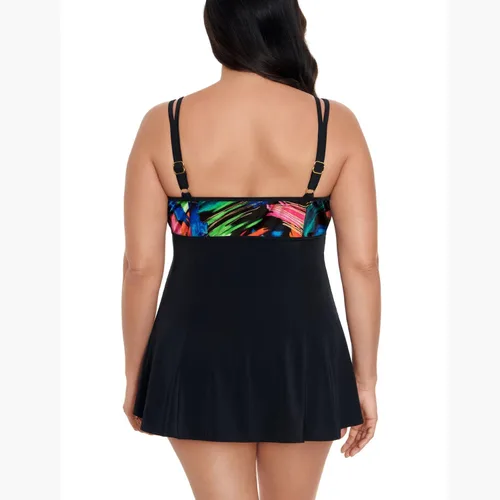 Vista 3 de Longitude Traje de baño - Traje de baño de talla grande para mujer - Deslizamiento lateral