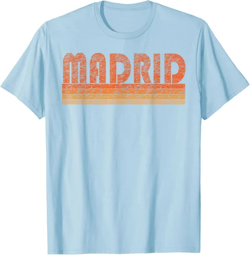 Vista 102 de clásico Retro Madrid playera, hombre 3XL, Asphalt Negro