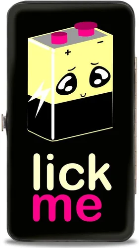 Vista 2 de Buckle-Down Buckle-Down Hinge - Cartera de dibujos animados con batería Lick Me para mujer, multicolor, 7 x 4 de EE. UU, Varios