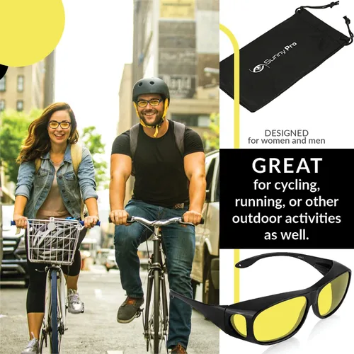 Vista 5 de Sunny Pro Fitover - Gafas de sol polarizadas para lentes de sol con receta L
