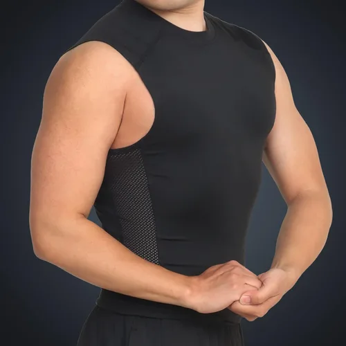 Vista 3 de JULY'S SONG Men Compression Workout Set 5 PCS Dry Quick Shirt Pants Shorts Tights Jacket Clothes for Gym