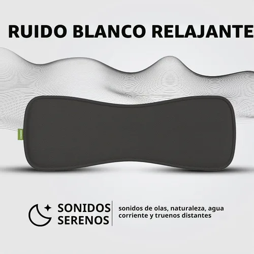 Vista 3 de Avantree Slumber - Altavoz de almohada para dormir, audio privado con ruido blanco incorporado, soporte Bluetooth y AUX, control de volumen