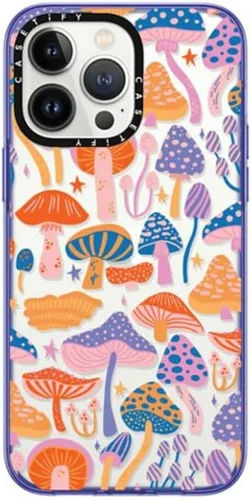 Vista 11 de CASETiFY - Funda compacta para iPhone 14 Pro probada contra caídas de grado militar 2x hasta 4 pies, con estampado transparente aguamarina