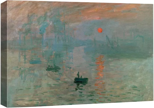 Vista 35 de wall26 Vista de Vetheuil por Claude Monet - Arte moderno impresionista - Arte en lienzo para el hogar, 24 x 36 pulgadas 40. Vista de Vetheuil