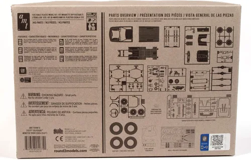 Vista 2 de Skill 2 - Kit de modelos Chevrolet Silverado Monster Truck Coca-Cola a escala 1/25 por AMT