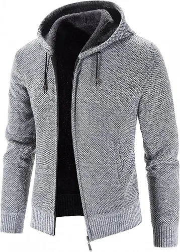 Vista 2 de DuDubaby Chaqueta ligera para hombre de manga larga con estampado de camuflaje cálido con capucha