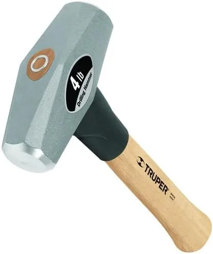 Vista 5 de Truper 30926 Martillo de ingeniero de 3 libras, mango de fibra de vidrio, 16 pulgadas