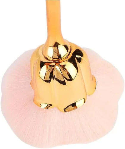 Vista 7 de Cepillos de arte de uñas, cepillo de arte de uñas Rose ShapeHandle, material de fibra, multifuncional, cómodo de usar, cepillo de limpieza de polvo