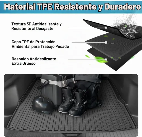Vista 4 de Mixsuper Liner Revestimiento de carga para Mazda CX-50 2023-2025 (no compatible con modelos híbridos), forro de maletero para accesorios CX50