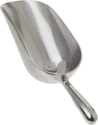 Vista 4 de Winco AS-12, pala de residuos de aluminio, 12 onzas, M, Aluminio