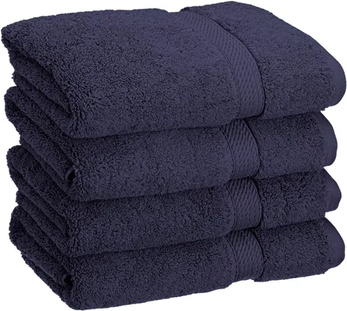 Vista 43 de BNM Toallas de Algodón Egipcio de Peso Pesado, Ideales para Baño, Ducha, Spa, Hotel, 800 GSM, Toallas Faciales/de Aseo, Toallas de Mano, Toallas
