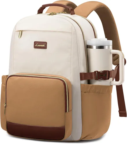 Vista 24 de LOVEVOOK Mochila para laptop para mujer, 15,6 pulg.