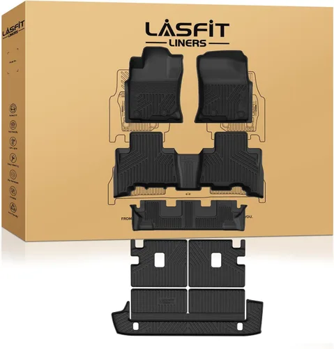 Vista 39 de LASFIT Alfombrillas para Toyota Tacoma 2005-2011 (solo compatible con DoubleCab AutoTran)