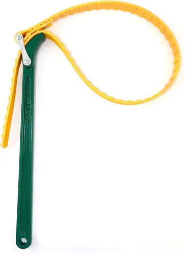 Vista 9 de QWORK Llave de correa de cinturón de 9 pulgadas, correa ajustable multiusos para filtro de aceite, llave de abridor de correa con correa ajustable