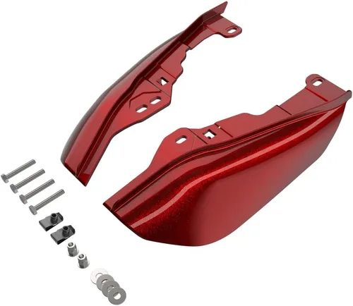 Vista 83 de Advanblack Deflectores de aire Road Glide de marco medio 2024 compatibles con Harley Touring Street Glide, Road King, Electra Glide, 2009-2025
