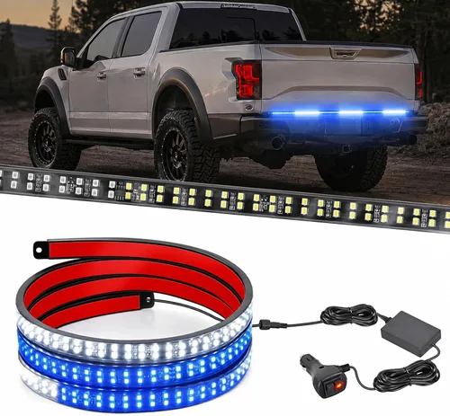 Vista 11 de Nilight 6 piezas de luces de neón para la parte baja del auto, tiras de luces RGB multicolores de 300 LEDs, función activa de sonido DIY, modo