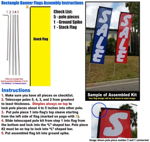 Vista 3 de GLOBAL ADVERTISING SOLUTIONS Lavanderia Boomer - Bandera rectangular de plumas llamativas para negocios y marketing, juego completo con kit de poste