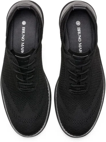 Vista 4 de Bruno Marc Zapatillas de malla para hombre Oxfords ligeras