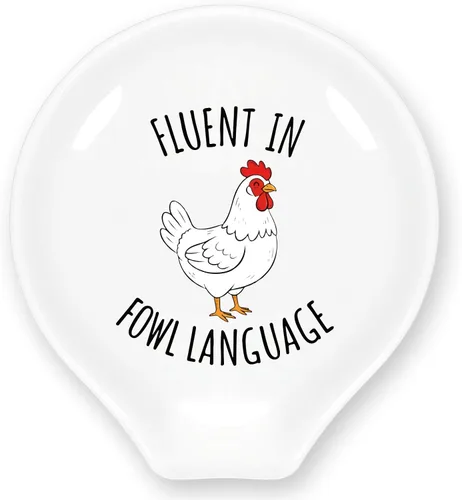 Vista 9 de Soporte para cuchara de café con texto en inglés "I'm Fine", divertido soporte para cucharas de café para amantes de los gatos, amigos, cumpleaños