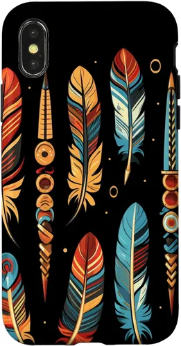 Vista 5 de Colorful Feathers - Funda para iPhone 17