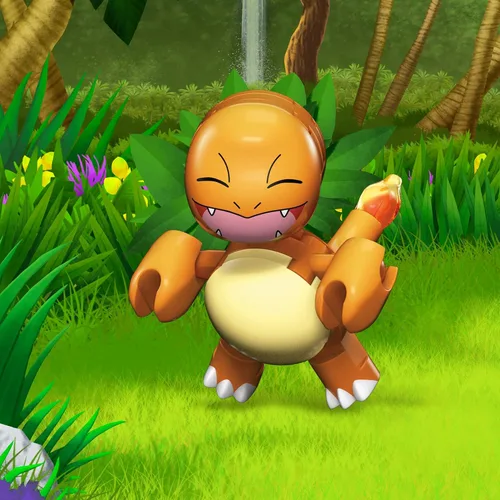 Vista 7 de Mega Construx GFC88 - Figura de Pokemon Charmander, multicolor